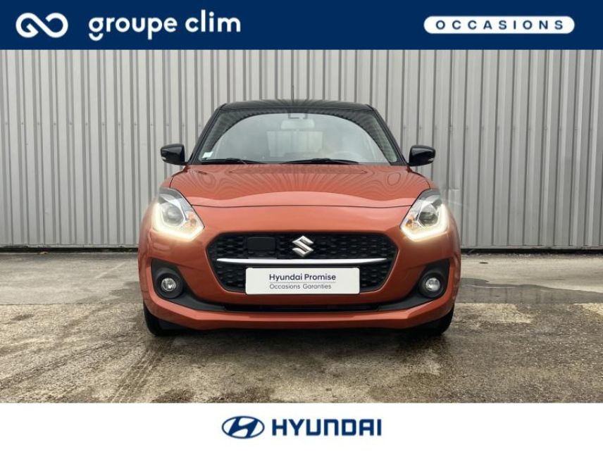 40990 : Hyundai Dax - i-AUTO - SUZUKI Swift - Swift - So&#039;Color Flame Orange Pearl/Black métal - Traction - Essence/Micro-Hybride