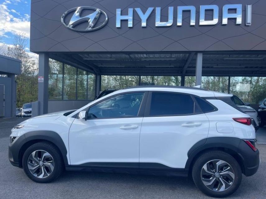 64100 : Hyundai Bayonne - Oceanic Auto - HYUNDAI Kona - Kona - Atlas White - Traction - Hybride : Essence/Electrique