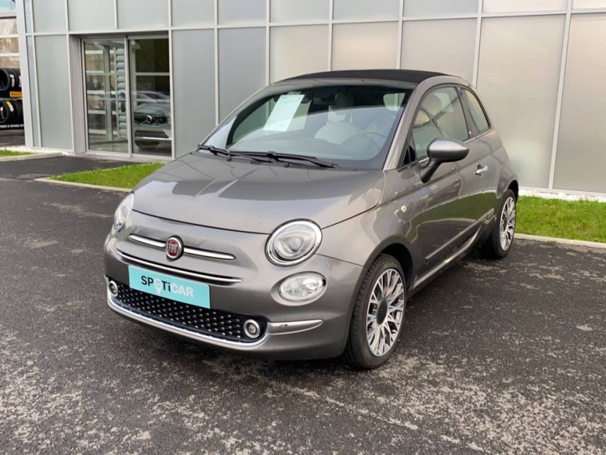 31200 : Hyundai TOULOUSE NORD - AUTO NORD - FIAT 500C SERIE 8 EURO 6D-TEMP Star - 500 II - GRIS - Boîte manuelle - Essence sans plomb