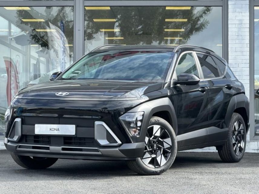 57200 : Hyundai Sarreguemines - Theobald Automobiles - HYUNDAI Kona - Kona - Abyss Black perlé métallisé - Traction - Hybride : Essence/Electrique