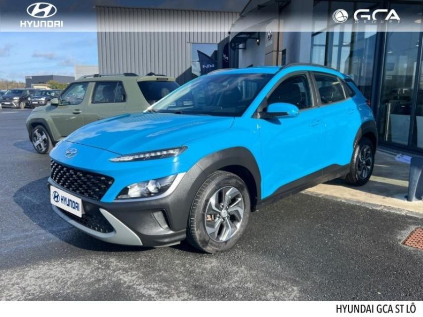 50000 : Hyundai Saint-Lô - GCA - HYUNDAI Kona - Kona - Bleu - Traction - Hybride : Essence/Electrique