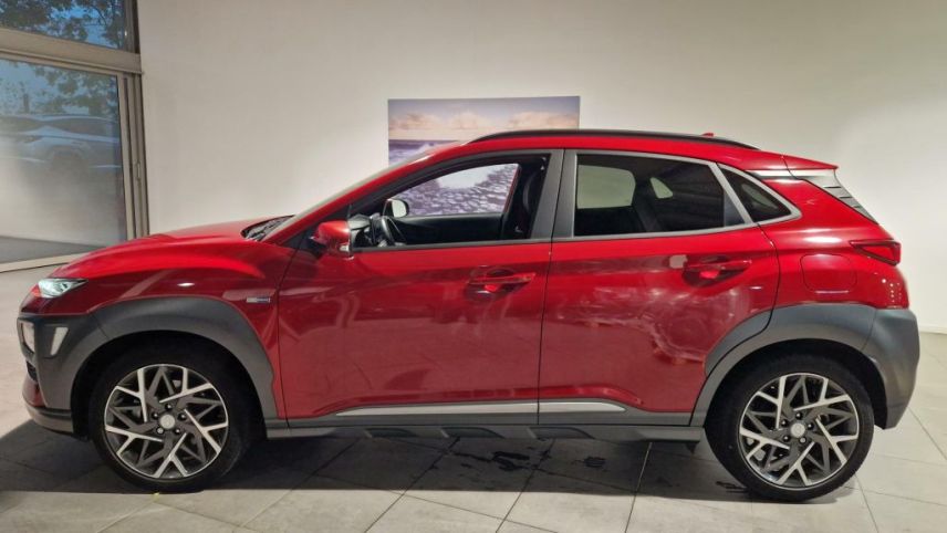 69190 : Hyundai Lyon Sud - Groupe Central Autos - HYUNDAI KONA HYBRID Edition #1 - KONA - Rouge - Automate sequentiel - Essence / Courant électrique