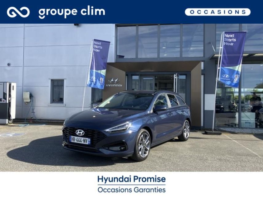 65000 : Hyundai Tarbes i-AUTO - HYUNDAI i30 SW - i30 SW - Sailing Blue métal - Traction - Essence
