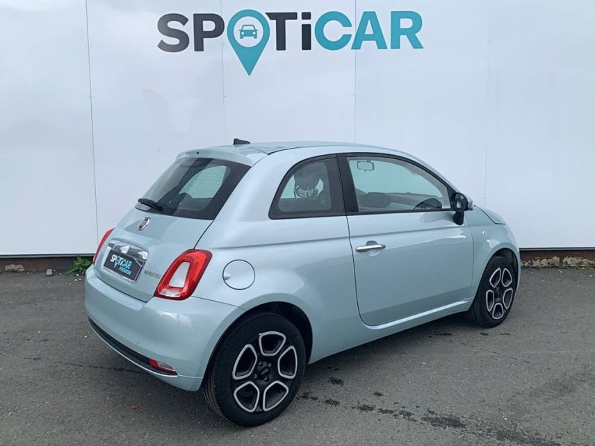 33140 : Hyundai Bordeaux Sud Villenave d&#039;Ornon - Sipa Automobiles - FIAT 500  - 500 II - BLEU CLAIR - Boîte manuelle - Essence sans plomb