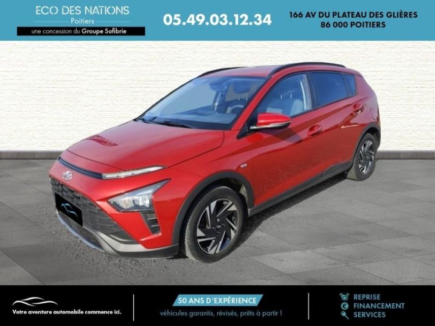 86000 : Hyundai Poitiers - Eco des Nations - HYUNDAI Bayon - Bayon - Dragon Red Métal - Traction - Essence/Micro-Hybride