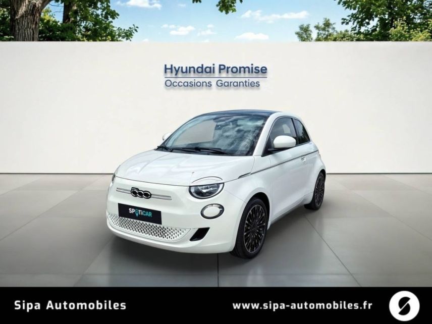 33260 : Hyundai Arcachon - Sipa Automobiles - FIAT 500e BERLINE MY22 SERIE 1 STEP 2 Icône Plus - 500 III ELECTRIQUE - Blanc - Automate à fonct. Continu - Courant électrique