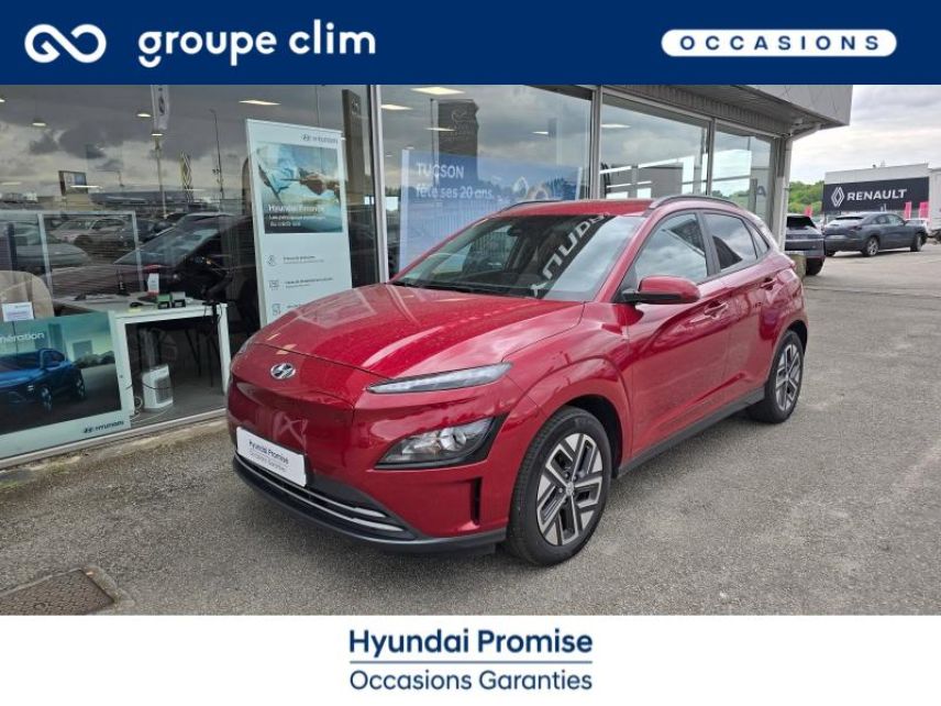 87280 : Hyundai Limoges - Motors Cars - HYUNDAI Kona - Kona - Sunset Red Métal - Traction - Electrique