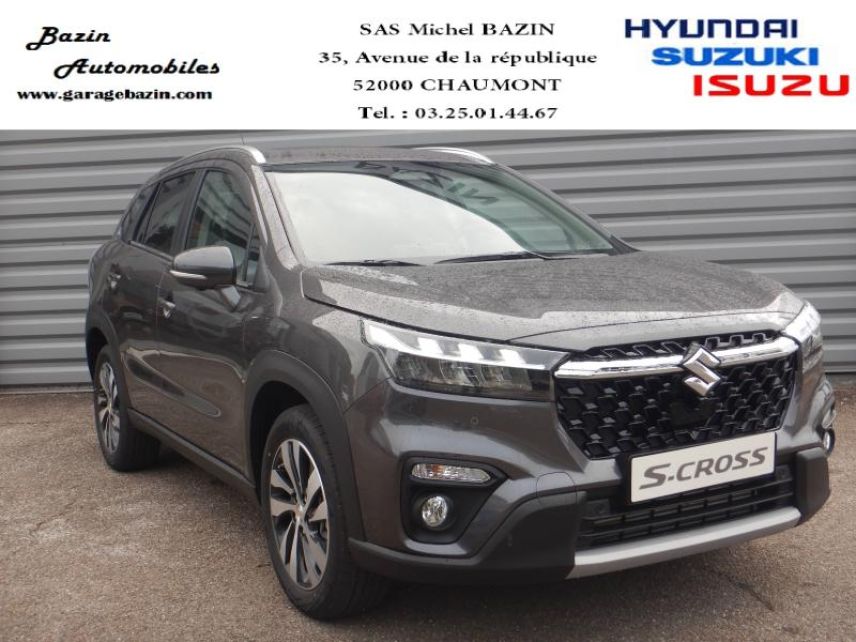 52000 : Hyundai Chaumont - Garage Michel Bazin - SUZUKI S-Cross - S-Cross - Titan Dark Gray métallisée - Traction - Essence/Micro-Hybride