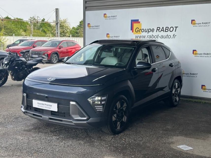 78310 : Hyundai Coignières - Socohy | Groupe Rabot - HYUNDAI Kona - Kona - Denim Blue perlé métallisé - Traction - Hybride : Essence/Electrique