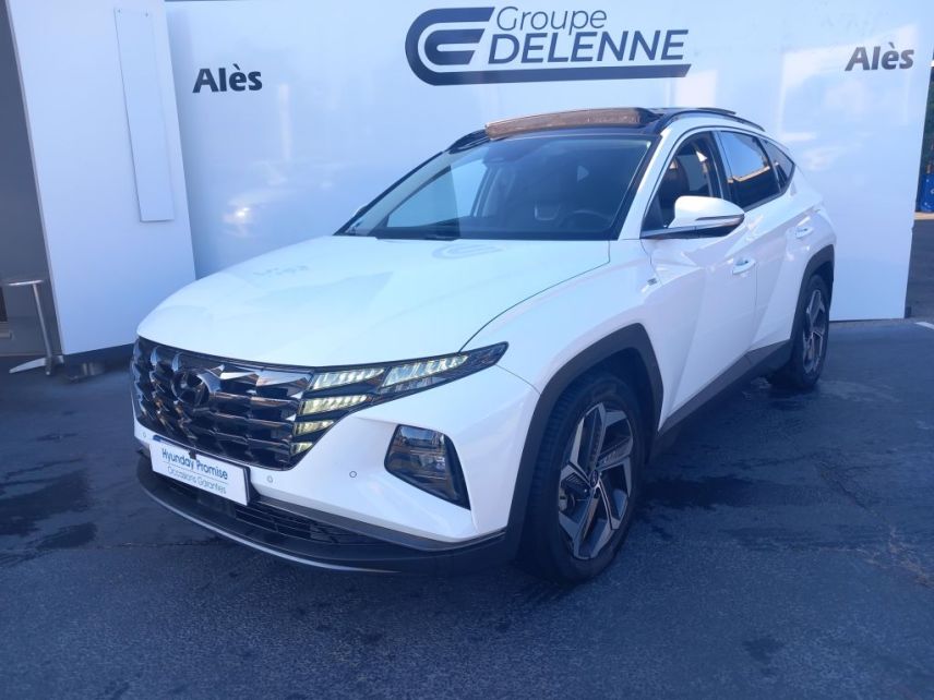 30100 : Hyundai Alès - Auto Hall - HYUNDAI TUCSON Executive - TUCSON IV - Blanc - Automate sequentiel - Diesel