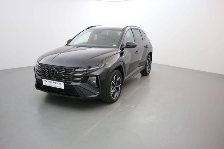 01150 : Stock constructeur - HYUNDAI TUCSON N Line Creative - TUCSON IV - Noir - Boîte automatique - Essence / Courant électrique