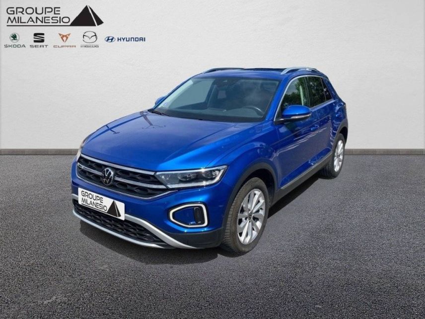 13300 : Hyundai Salon de Provence - Cap Milanesio - VOLKSWAGEN T-ROC Style - T-ROC (11/2021) - Bleu - Automate sequentiel - Essence sans plomb