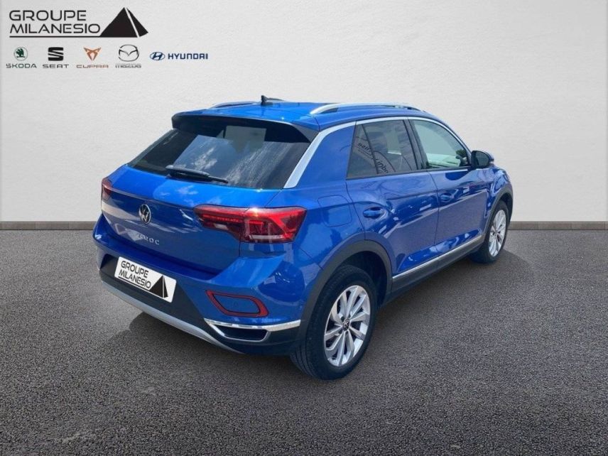 13300 : Hyundai Salon de Provence - Cap Milanesio - VOLKSWAGEN T-ROC Style - T-ROC (11/2021) - Bleu - Automate sequentiel - Essence sans plomb