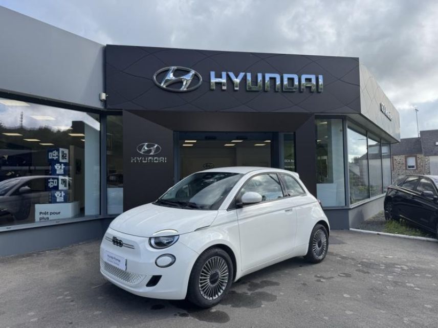 50300 : Hyundai Avranches - GCA - FIAT 500 - 500 - Blanc - Traction - Electrique