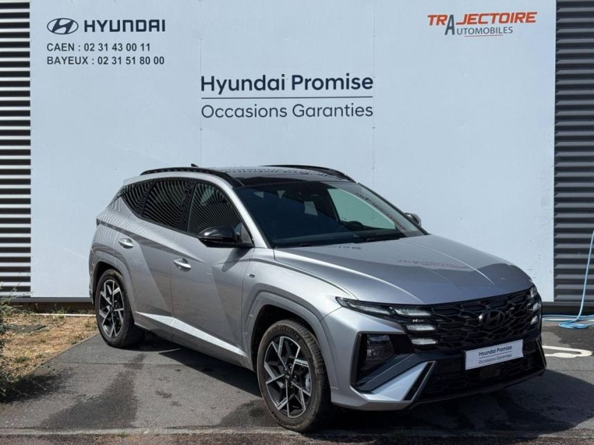 14100 : Hyundai Lisieux - Trajectoire Automobiles - HYUNDAI Tucson - Tucson - Shimmering Silver Métal - Traction - Hybride : Essence/Electrique