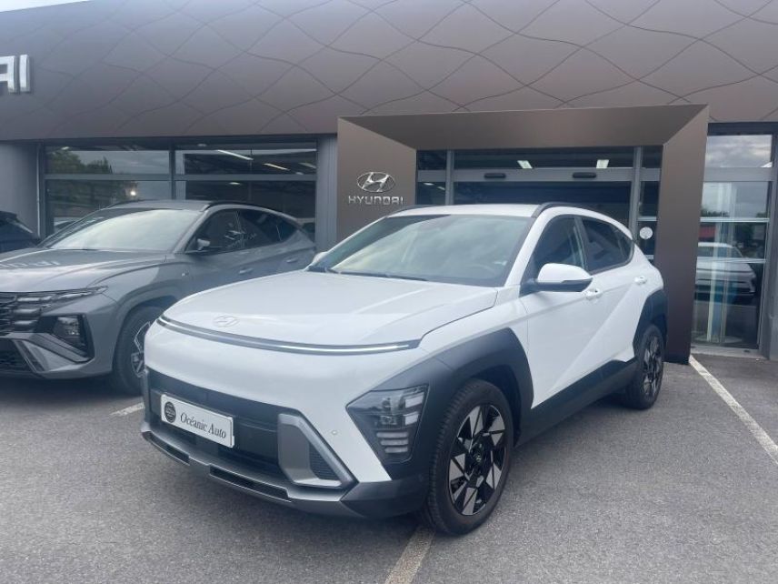 64100 : Hyundai Bayonne - Oceanic Auto - HYUNDAI Kona - Kona - Atlas White - Traction - Hybride : Essence/Electrique