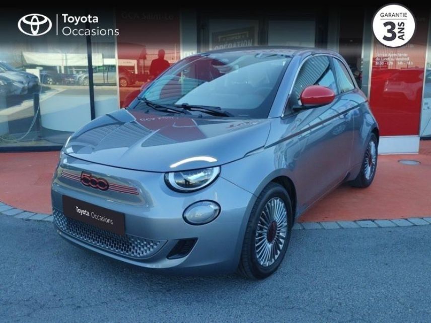 50000 : Hyundai Saint-Lô - GCA - FIAT 500 - 500 - Gris - Traction - Electrique