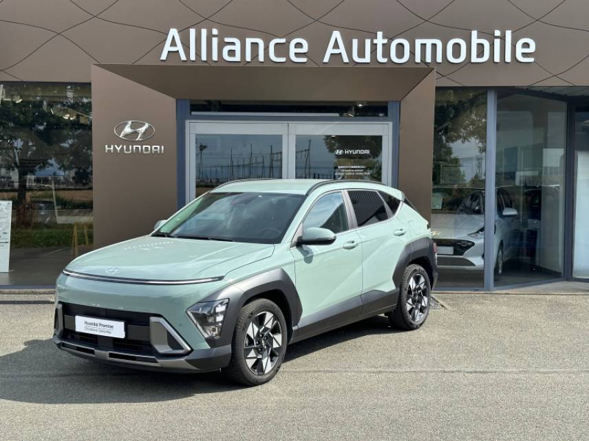 28600 : Hyundai Chartres - Alliance Automobile - HYUNDAI Kona - Kona - Vert - Traction - Hybride : Essence/Electrique