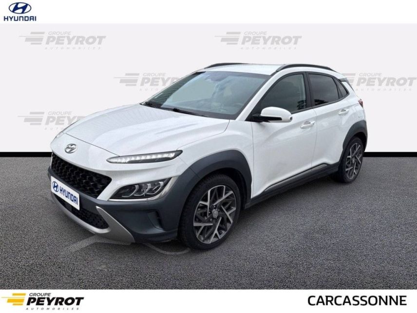 11020 : Hyundai Carcassonne - HMDS - HYUNDAI KONA HYBRID Intuitive - KONA - Atlas White - Automate sequentiel - Essence / Courant électrique