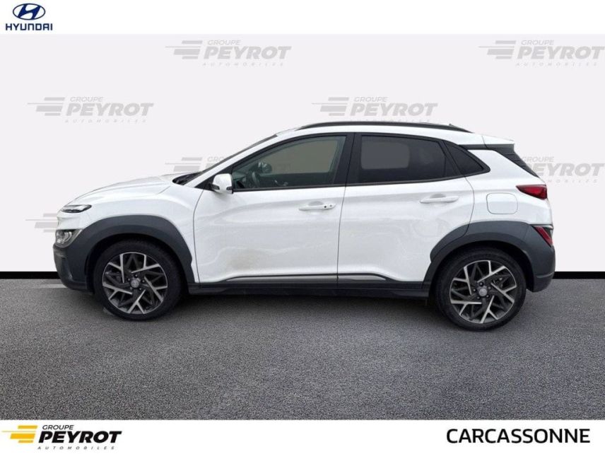 11020 : Hyundai Carcassonne - HMDS - HYUNDAI KONA HYBRID Intuitive - KONA - Atlas White - Automate sequentiel - Essence / Courant électrique