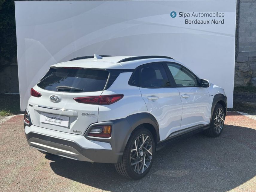 33110 : Hyundai Bordeaux Nord Le Bouscat - Sipa Automobiles - HYUNDAI KONA HYBRID Edition #1 - KONA - BLANC - Automate sequentiel - Essence / Courant électrique