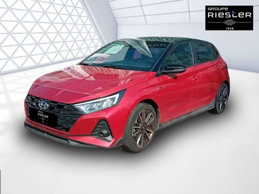 77600 : Hyundai Bussy-Saint-Georges - Protea by Riester - HYUNDAI i20 N Line Michel Vaillant - i20 III - PASSION RED/PHANTOM BLACK - Boîte manuelle - Essence sans plomb