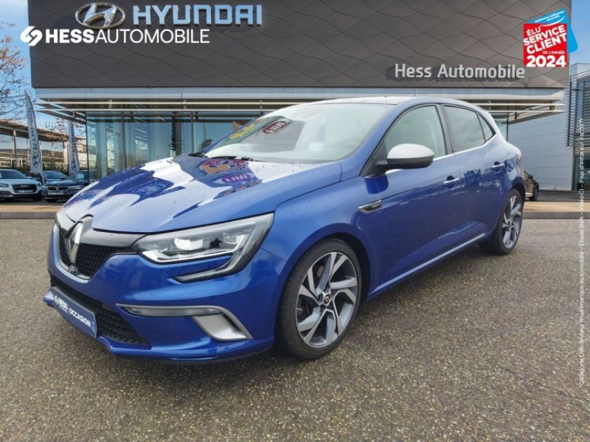67800 : Hyundai Strasbourg - HESS Automobile - RENAULT Megane - Megane - Bleu Iron - Traction - Essence