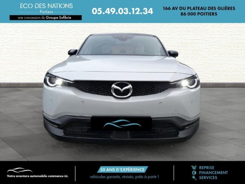 86000 : Hyundai Poitiers - Eco des Nations - MAZDA MX-30 - MX-30 - Blanc - Traction - Electrique