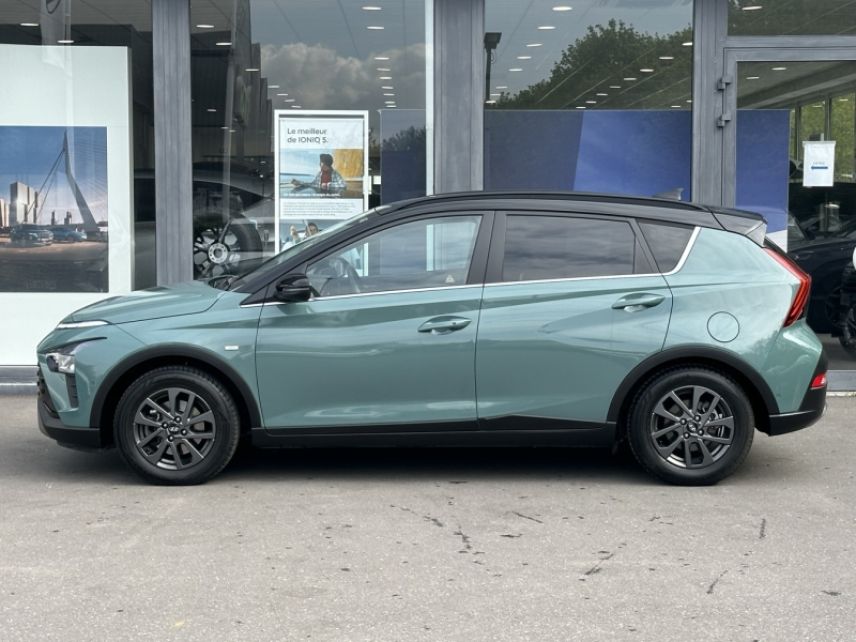 57100 : Hyundai Thionville - Théobald Automobiles - HYUNDAI Bayon - Bayon - Mangrove Green Métal/Toit/rétros Black - Traction - Essence/Micro-Hybride