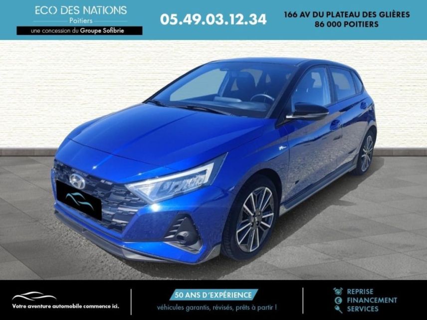 86000 : Hyundai Poitiers - Eco des Nations - HYUNDAI i20 - i20 - Bleu - Traction - Essence/Micro-Hybride