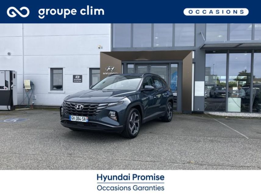 65000 : Hyundai - Groupe Clim - Tarbes - HYUNDAI Tucson - Tucson - Teal Blue Métal - Transmission intégrale - Hybride rechargeable : Essence/Electrique