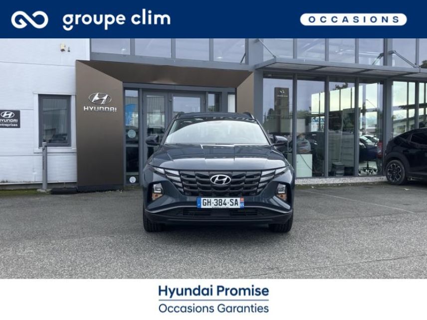 65000 : Hyundai - Groupe Clim - Tarbes - HYUNDAI Tucson - Tucson - Teal Blue Métal - Transmission intégrale - Hybride rechargeable : Essence/Electrique