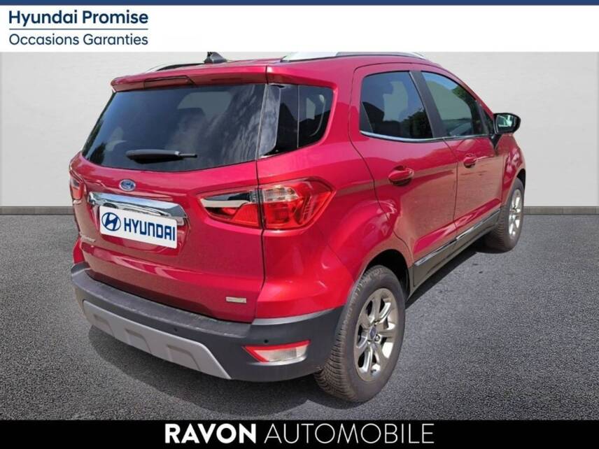 42100 : Hyundai Saint-Etienne - Ravon Automobile - FORD ECOSPORT Titanium - ECOSPORT - Ruby Red (Metallic) - Boîte manuelle - Essence sans plomb