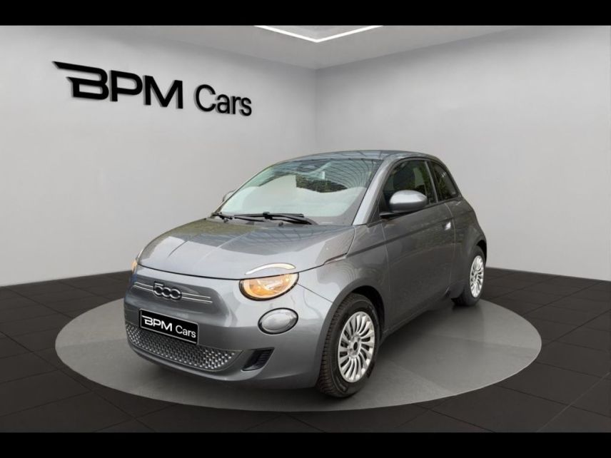 92250 : Hyundai La Garenne-Colombes - BPM Cars - FIAT 500 - 500 - Mineral Grey métal - Traction - Electrique