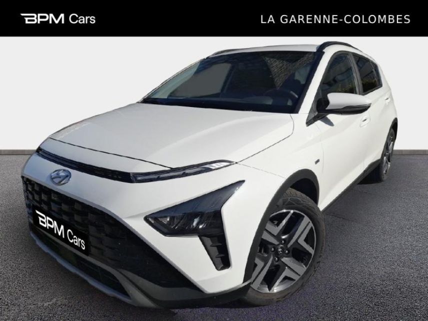 92250 : Hyundai La Garenne-Colombes - BPM Cars - HYUNDAI Bayon - Bayon - Atlas White Métal - Traction - Essence