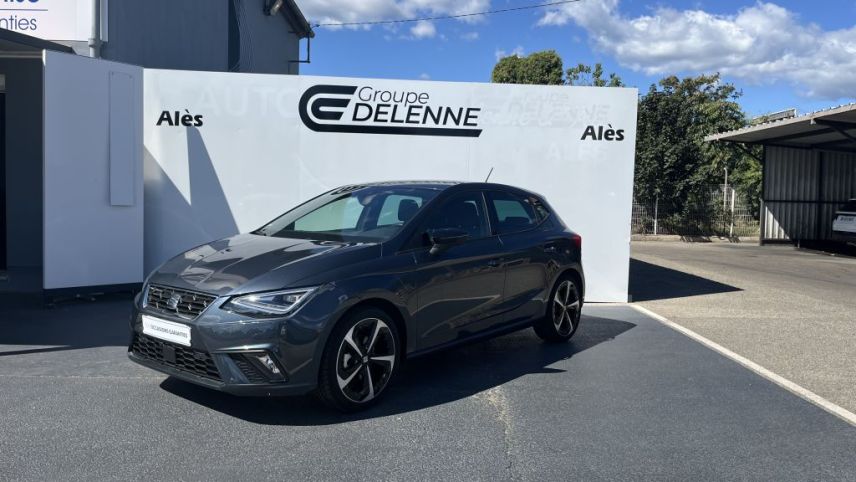 30100 : Hyundai Alès - Auto Hall - SEAT IBIZA FR - IBIZA V - Gris - Automate sequentiel - Essence sans plomb