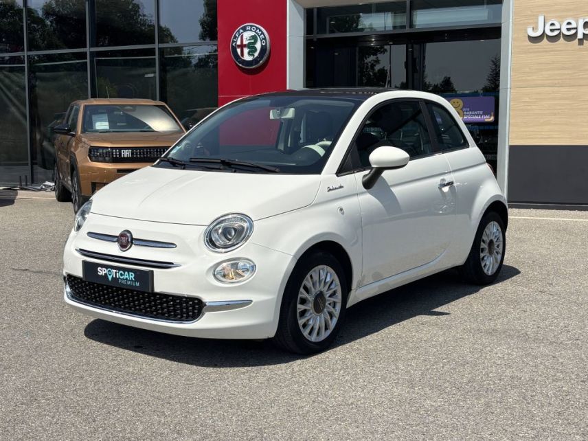 04100 : Hyundai Manosque - Pedinielli - FIAT 500 SERIE 9 EURO 6D-FULL Dolcevita - 500 II - BLANC - Boîte manuelle - Essence sans plomb