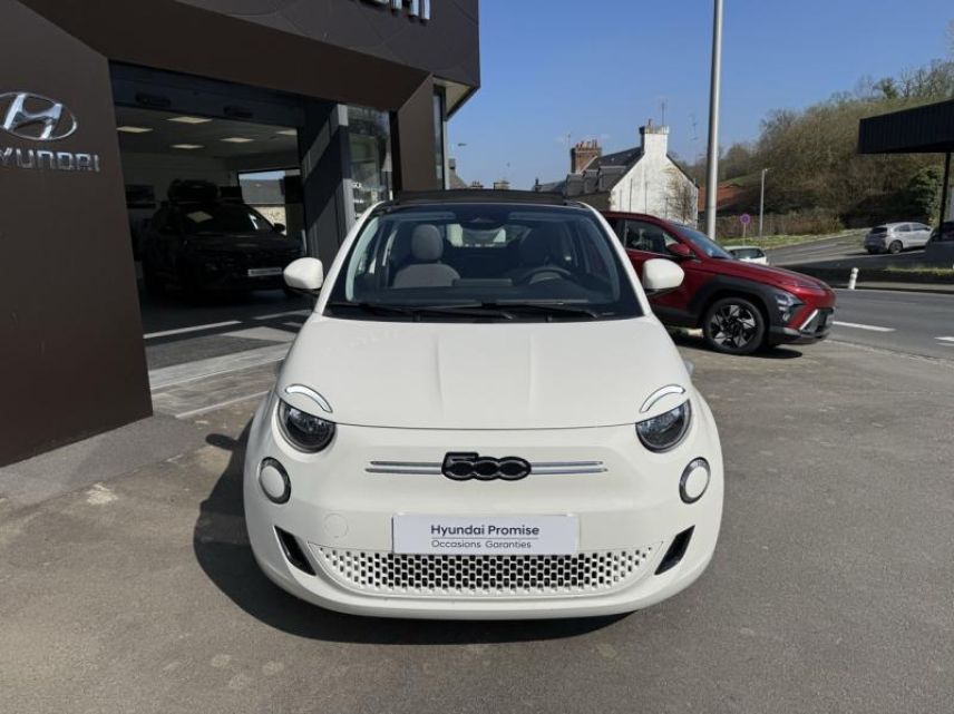 50300 : Hyundai Avranches - GCA - FIAT 500C - 500C - Blanc - Traction - Electrique