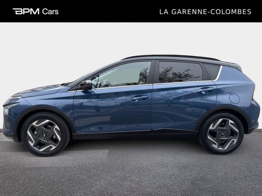 92250 : Hyundai La Garenne-Colombes - BPM Cars - HYUNDAI Bayon - Bayon - Vibrant Blue Métal/Toit+rétros Black - Traction - Essence