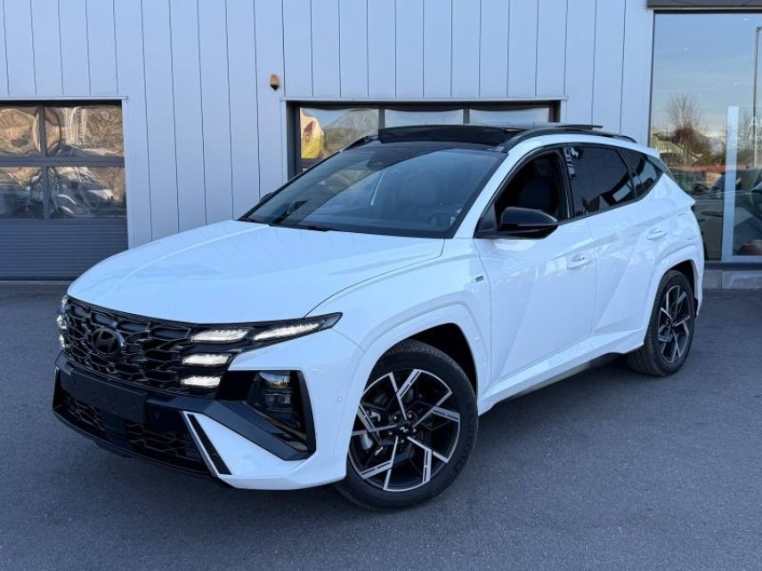 57685 : Hyundai Metz - Theobald Automobiles - HYUNDAI Tucson - Tucson - Serenity White Métal - Traction - Hybride rechargeable : Essence/Electrique