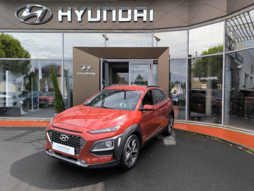 19100 : Hyundai Brive-la-Gaillarde - Garage Pouget - HYUNDAI Kona - Kona - Pulse Red avec toit Phantom Black - Traction - Essence