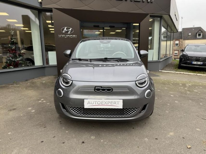 50300 : Hyundai Avranches - GCA - FIAT 500 - 500 - Mineral Grey métal - Traction - Electrique