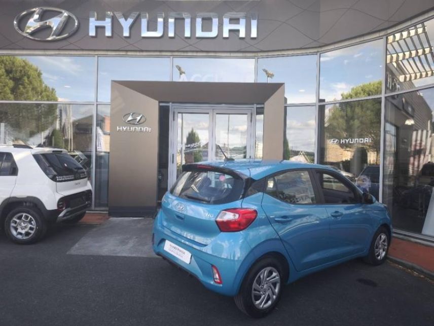 19100 : Hyundai Brive-la-Gaillarde - Garage Pouget - HYUNDAI i10 - i10 - Aqua Turquoise Métal - Traction - Essence