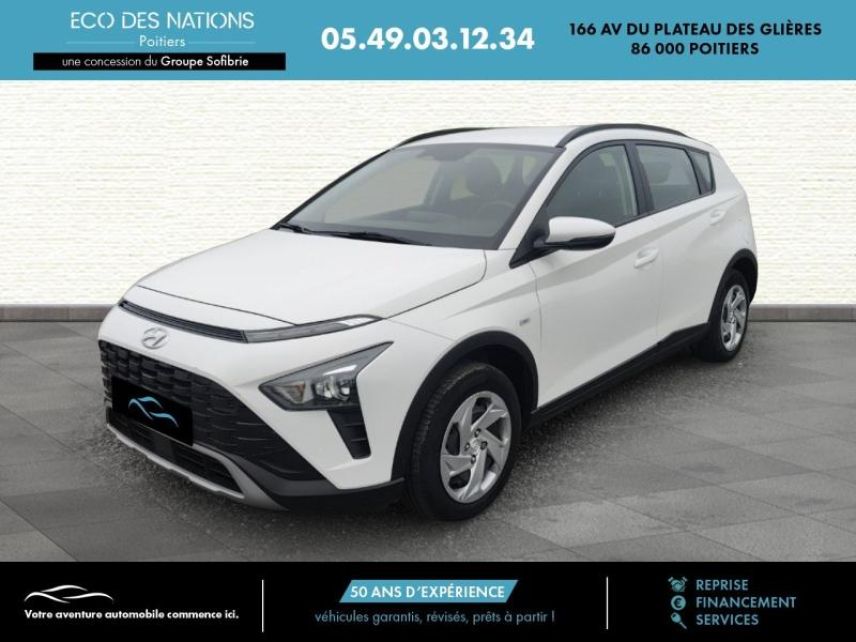 86000 : Hyundai Poitiers - Eco des Nations - HYUNDAI Bayon - Bayon - Blanc - Traction - Essence/Micro-Hybride