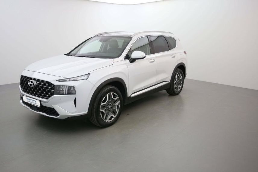 01150 : Stock constructeur - HYUNDAI SANTA FE Executive - SANTA FE IV - Blanc - Boîte automatique - Essence / Courant électrique