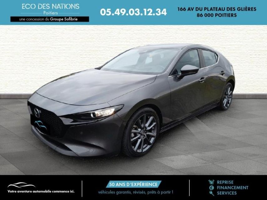 86000 : Hyundai Poitiers - Eco des Nations - MAZDA Mazda 3 - Mazda 3 - Gris fonce - Traction - Essence/Micro-Hybride