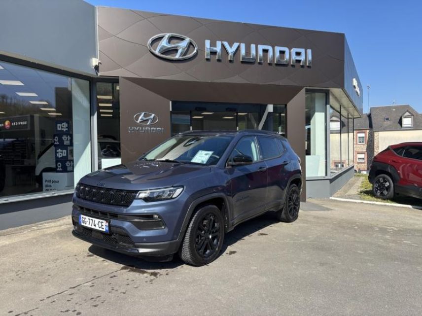 50300 : Hyundai Avranches - GCA - JEEP Compass - Compass - Blue Shade métallisé - Transmission intégrale - Hybride rechargeable : Essence/Electrique