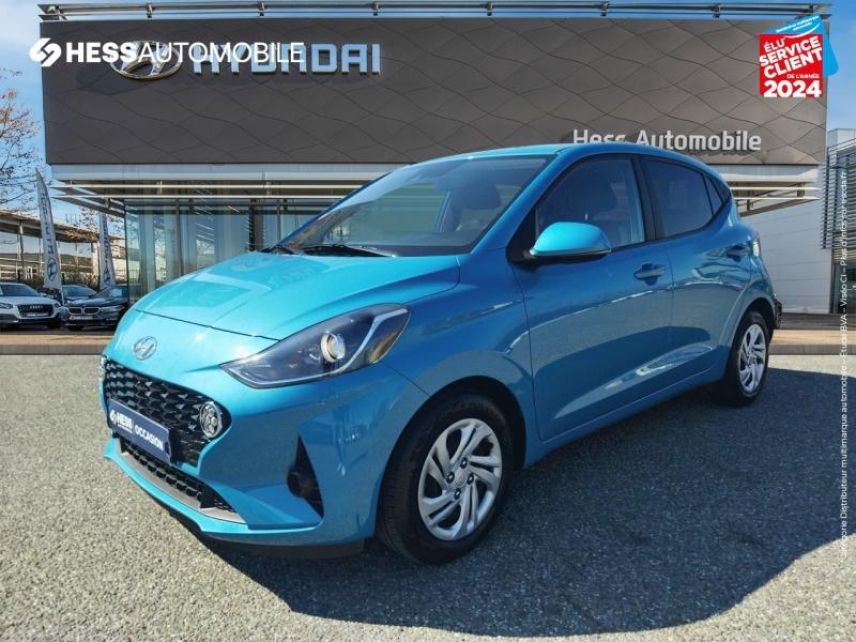 67800 : Hyundai Strasbourg - HESS Automobile - HYUNDAI i10 - i10 - Aqua Turquoise Métal - Traction - Essence