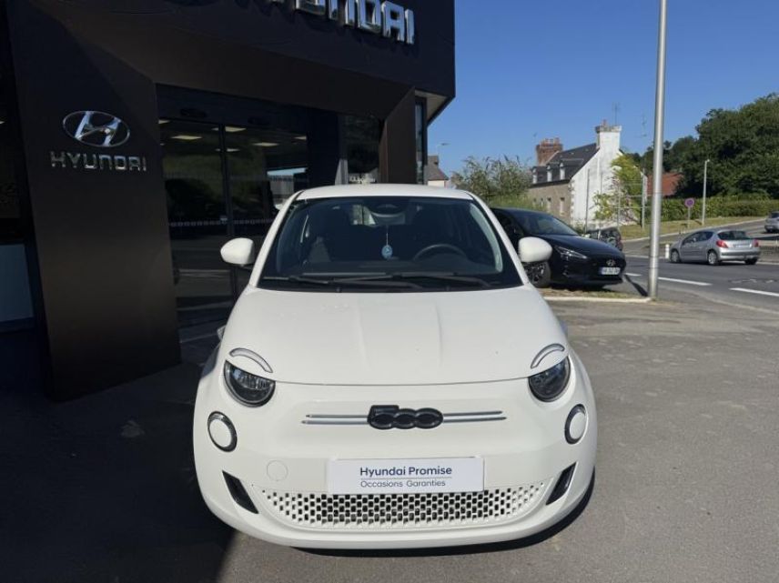 50300 : Hyundai Avranches - GCA - FIAT 500 - 500 - Blanc - Traction - Electrique