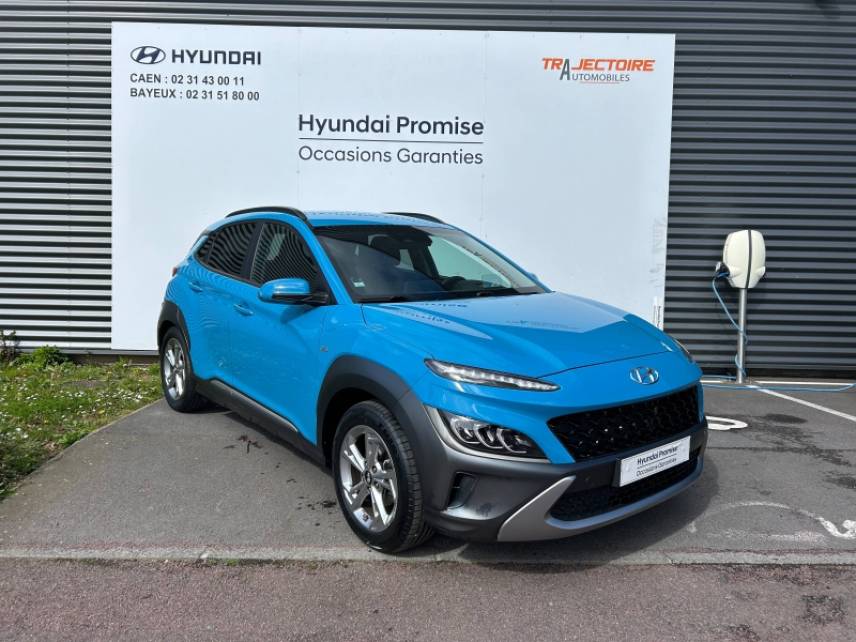 14100 : Hyundai Lisieux - Trajectoire Automobiles - HYUNDAI Kona - Kona - Bleu - Traction - Essence/Micro-Hybride